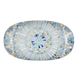 Блюдо сервировочное «Мозаик» овальное фарфор ,L=24,B=14см разноцветн.