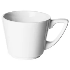 Coffee cup “Monaco White”  porcelain  85 ml  D=65, H=52, L=85 mm  white