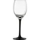 Набор бокалов для вина «Грейс» на черной ножке[6шт] стекло 250мл D=59,H=198мм прозр.,черный, изображение 2