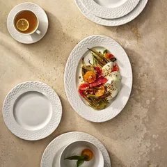 Тарелка «Морелла» мелкая фарфор D=20,2см белый, изображение 3