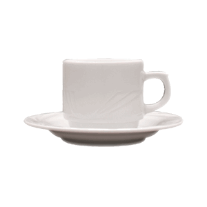 Чашка кофейная «Аркадия» фарфор 100мл D=60,H=55,B=85мм белый, Объем по данным поставщика (мл): 100