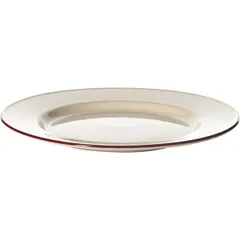 Тарелка «Кларет» сервировочная фарфор D=300,H=25мм бежев.,бордо, изображение 2