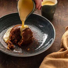 Молочник «Революшн Гранит» фарфор 85мл D=58,H=72,L=75мм серый,коричнев., изображение 4