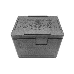 Термоконтейнер «Нормал» до 15 кг полипроп. 22л ,H=32,L=40,B=30см черный, изображение 3