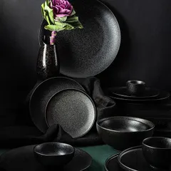 Соусник «Кунстверк Блэк» фарфор 50мл D=6,H=4см черный, изображение 2