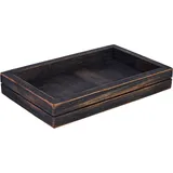 Ящик для подачи дуб ,H=40,L=265,B=162мм коричнев.