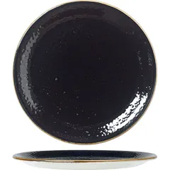 Plate “Craft Licorice” small  porcelain  D=202, H=20mm  black