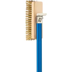 Brush for oven rotating, with copper bristles  anodized aluminum, copper , L=20/160, B=6cm