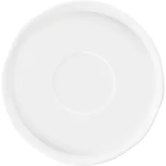 Блюдце «Эггшелл» с бортом фарфор D=13,5см белый