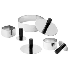 Press for pastry rings  stainless steel, plastic  D=8cm