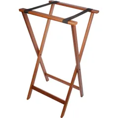 Floor stand for trays  beech , H=83, L=47, B=43cm  brown.