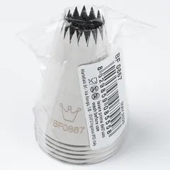 Насадка кондитерская «Открытая звезда» (17 зубцов)[5шт] сталь нерж. D=35/16,H=50мм, изображение 4