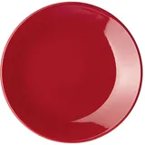 Тарелка «Фиренза Ред Контур» фарфор D=203,H=23мм красный,белый