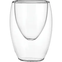 Glass for hot drinks "Prootel" double walls thermost glass 110ml