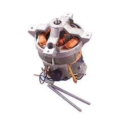 Motor for juicer  metal  D=11.5, H=18, L=18, B=11.5 cm  silver.