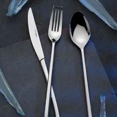 Вилка столовая «X-LO» сталь нерж. ,L=22см металлич., изображение 4