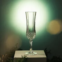 Бокал-флюте «Лонгшамп» хр.стекло 140мл D=50,H=205мм прозр., изображение 2