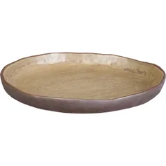 Тарелка «Грасп» с бортом керамика D=260,H=32мм коричнев., Цвет: Коричневый, Диаметр (мм): 260, изображение 2