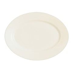 Dish "Zenix" oval zenix ,H=2,L=35,B=26cm white