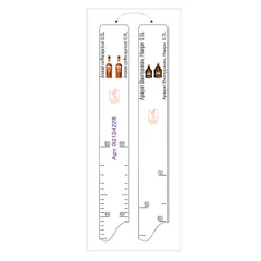 Bar line “Ararat Apricot” 0.5 l, “Vaspurakan”, “Nairi” 0.5, 0.7 l  plastic , L=28, B=2cm  white