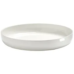 Dish "Base" deep  porcelain  D=280, H=45mm  white, gloss.