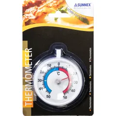 Термометр для холодильника (-50+50° C) D=55,L=65,B=55мм белый, изображение 2