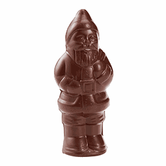 Mold for chocolate “Santa Claus”[3pcs] polycarbonate ,H=11.9cm