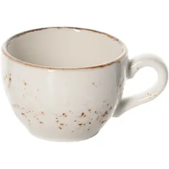 Чашка кофейная «Крафт Вайт» фарфор 85мл D=65,H=50,L=85мм белый,коричнев.