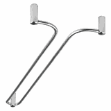 Направляющая для бокалов «Дуга» сталь нерж. ,L=40,B=11см стальной