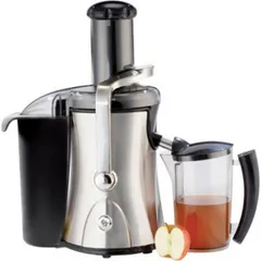 Universal juicer  stainless steel, plastic , H=46, L=23, B=32 cm  1.2 kW  black, gray