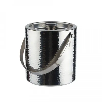 Емкость для льда с крышкой сталь нерж. 2л D=18,H=18см металлич.