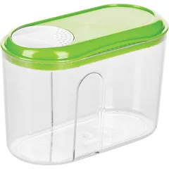 Емкость для сыпучих продуктов полипроп. 0,75л ,H=10,L=15,B=7см прозр.