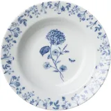 Тарелка глубокая «Беатриче» фарфор 250мл D=20см белый,синий