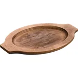 Подставка овал. для сковор. 4020303 дерево ,H=2,L=34,B=23см коричнев.