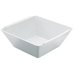 Salad bowl “Bombay” square  porcelain  0.8 l , H=7, L=17, B=16 cm  white