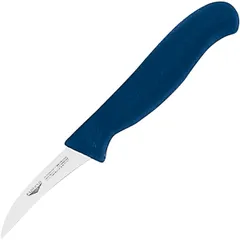 Knife for figured cutting , L=175/65, B=25mm  blue, metal.