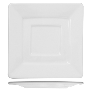 Блюдце квадратное «Кунстверк» фарфор ,L=13,2,B=13,2см белый арт. 03022111
