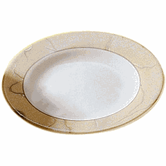 Блюдце «Сахара» стекло D=14см бежев.,песочн.