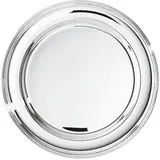 Round dish “Contour” silver plated  stainless steel, silver  D=31cm  silver.