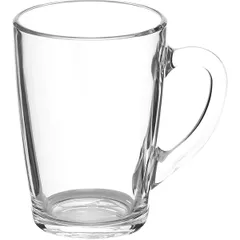 Кружка «Капучино» стекло 300мл D=82,H=108,L=110мм прозр., изображение 2