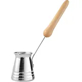 Turk "Mrs." stainless steel, wood 130ml D=6,H=7cm silver.