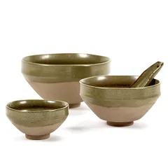 Салатник «Мерси» №3 керамика D=15см зелен., изображение 3