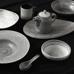 Чайник заварочный «Млечный путь» фарфор 0,5л черный,серый, изображение 2