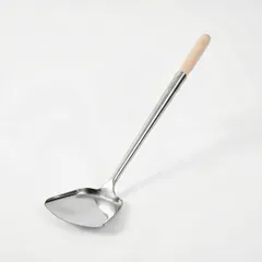 Лопатка кухонная с деревянной ручкой сталь нерж.,дерево ,L=45/10,B=10,8см