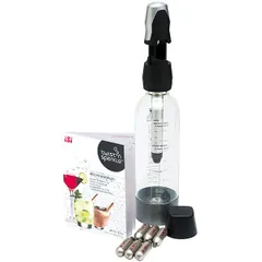 Сифон для газирования воды «Твист-н-спаркл» (6шт.баллончиков) 1л ,H=29см прозр.