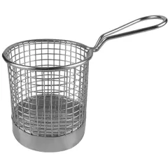 Round basket for French fries “Prootel”  stainless steel  D=90, H=85, L=80mm