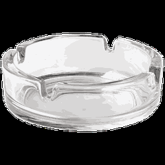 Ashtray glass D=103,H=33mm clear