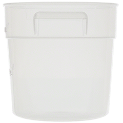 Container for products, graduated  polyprop.  0.9 l  D=15.4, H=12.7 cm  transparent.