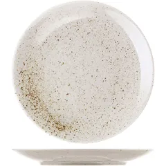 Plate “Lifestyle” small  porcelain  D=24cm  sand.