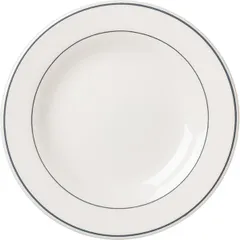 Plate “Reception” pie glass D=155,H=15mm ivory,gray